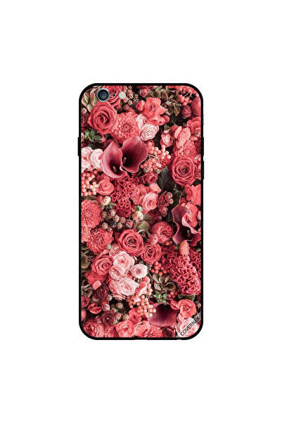 Covernex غطاء حماية لجهاز iPhone 6 Plus بطبعة حديقة ورود الخوخ