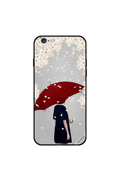 Covernex غطاء حماية لجهاز iPhone 6s بطبعة فتاة تحت المظلة