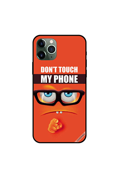 Covernex غطاء حماية لجهاز iPhone 11 Pro Max مطبوع عليه عبارة "لا تلمس هاتفي"