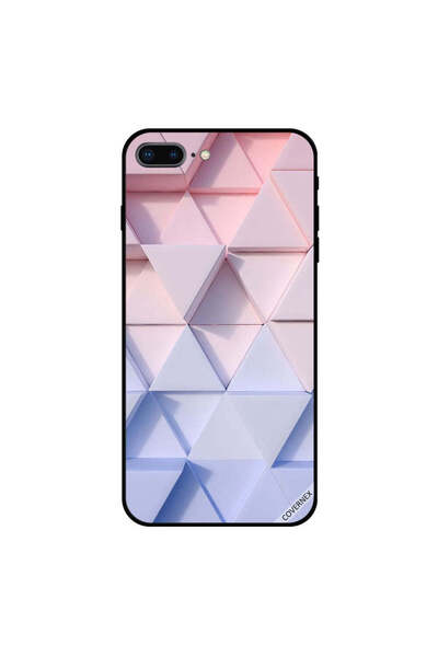 Covernex غطاء حماية لجهاز iPhone 8 Plus بنمط أشكال مثلثة