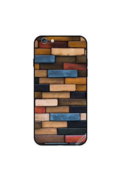 Covernex غطاء حماية لجهاز iPhone 6s Plus مصنوع من كتل خشبية ملونة