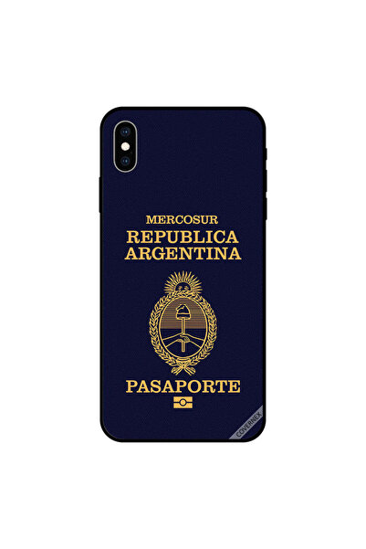 Covernex غطاء حماية iPhone X بشعار جواز سفر الأرجنتين