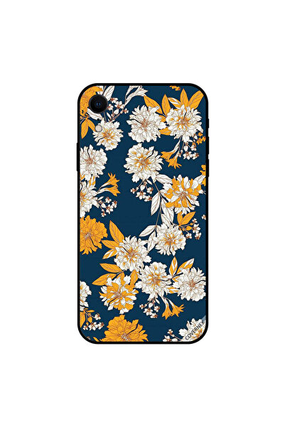 Covernex غطاء حماية لجهاز iPhone XR بنقشة زهور وأوراق صفراء وبيضاء