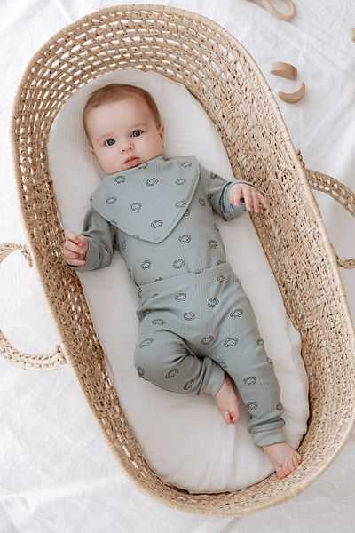 Lilabio 100% Cotton Newborn Bodysuit Set Baby Girl-Boy Gift Set