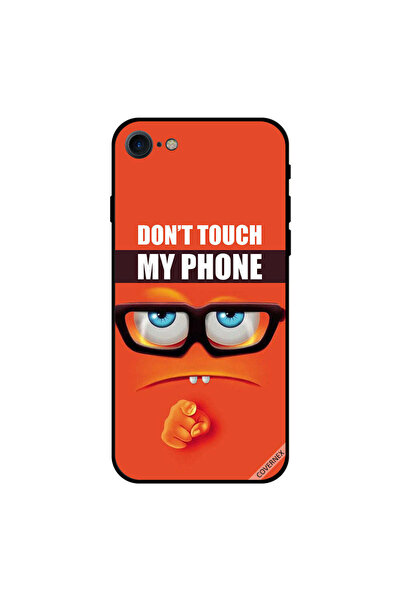Covernex غطاء حماية لجهاز iPhone 8 مطبوع عليه عبارة "لا تلمس هاتفي"