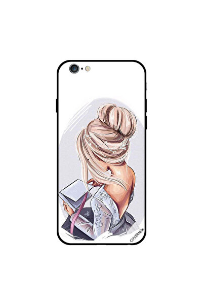 Covernex غطاء حماية لجهاز iPhone 6s Plus، فتاة تنظر إلى فن الكتاب