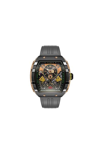 Nubeo Mens Watch Nubeo NB-6100-06, Automatic, 48mm, 5ATM
