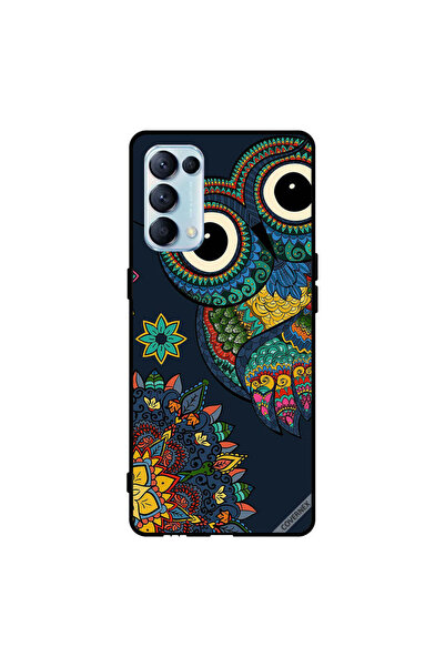Covernex غطاء حماية لهاتف Oppo Reno5 Pro 5G بتصميم بومة زهرية