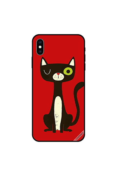Covernex غطاء حماية لهاتف iPhone XS MAX بتصميم Kitten Wink