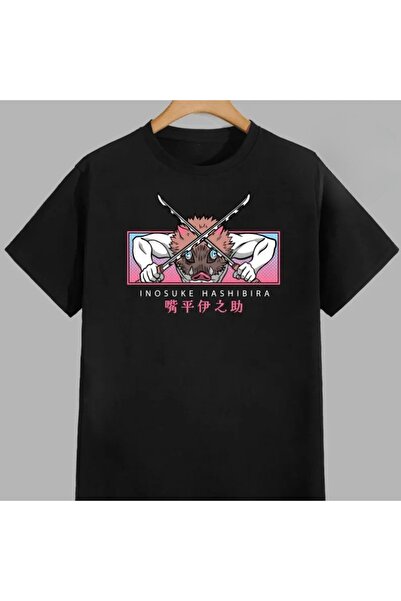 Flood Of Style Μπλουζάκι Unisex με σχέδια Anime Hashibira Inosuke δολοφόνος δ...