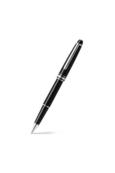 Montblanc Meisterstück Classique Rollerball Pen - Black With Platinum Trims 188328