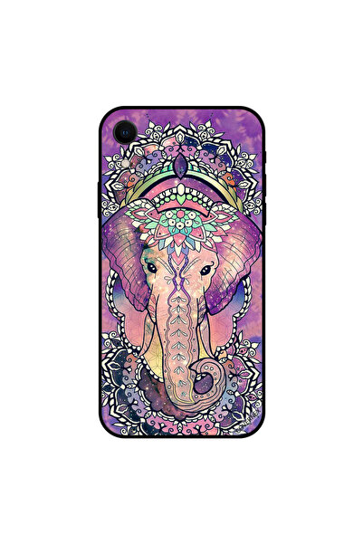 Covernex غطاء حماية لجهاز iPhone XR بنقشة فيل زهري