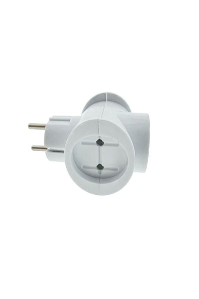 flores Stecher tip butoias, triplu, Flores 40532, 16A, 220V, alb