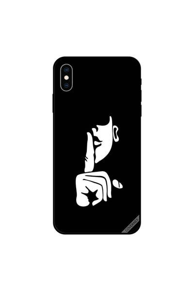 Covernex غطاء حماية لجهاز iPhone XS MAX، ششش، أبيض وأسود