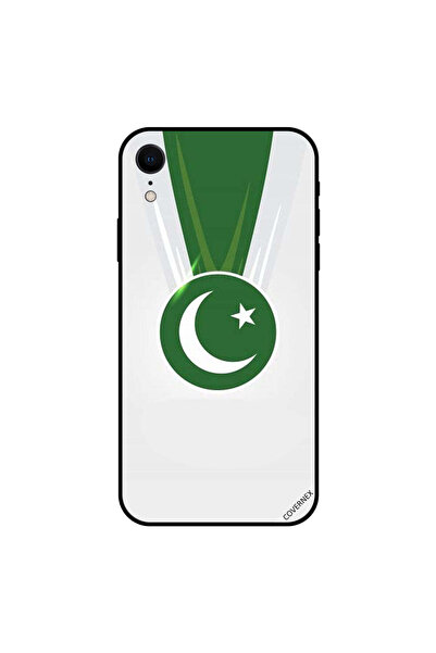 Covernex غطاء حماية لجهاز iPhone XR بميدالية علم باكستان