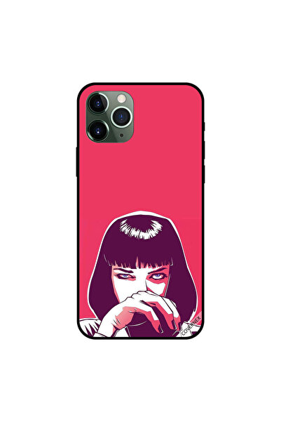 Covernex غطاء حماية لهاتف iPhone 11 Pro بطبعة فتاة ذات شعر قصير غاضبة