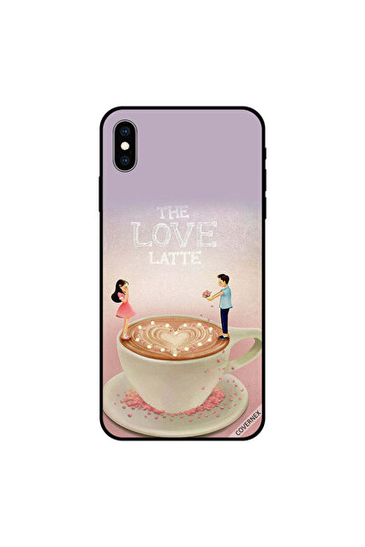 Covernex غطاء حماية لجهاز iPhone XS MAX بتصميم Love Latte