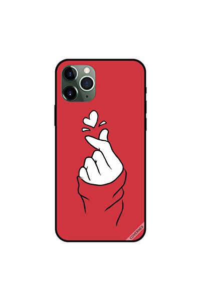 Covernex غطاء حماية لهاتف iPhone 11 Pro Max Snap Love أحمر