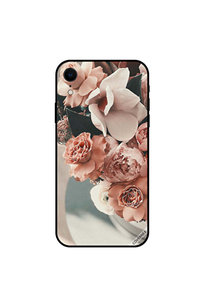 Covernex غطاء حماية لجهاز iPhone XR بنقشة زهور الخوخ