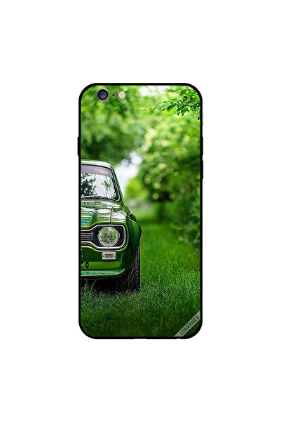 Covernex غطاء حماية لجهاز iPhone 6 بتصميم سيارة خضراء في حديقة خضراء