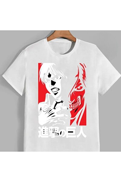 Flood Of Style Унісекс чоловіча футболка з аніме-принтом «Титани»