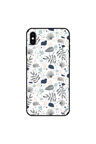 Covernex غطاء حماية لجهاز iPhone XS MAX بطبعة ريش سوداء