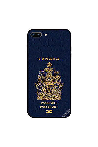 Covernex غطاء حماية لجهاز iPhone 7 Plus بشعار جواز السفر الكندي