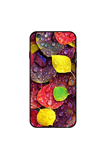 Covernex غطاء حماية لجهاز iPhone 6s Plus بنقشة قطرات الماء على أوراق ملونة