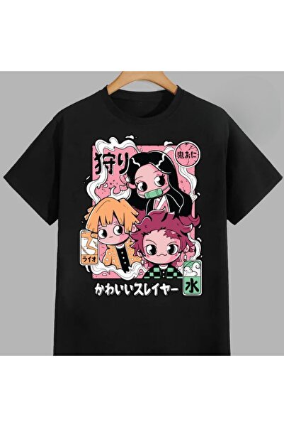 Flood Of Style Ανδρικό μπλουζάκι με σχέδια anime Demon Slayer