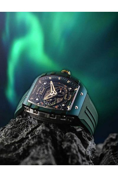 Nubeo Mens Watch Nubeo NB-6087-05, Automatic, 49mm, 5ATM
