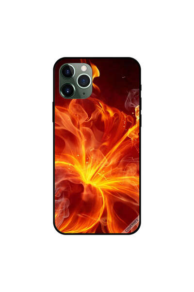 Covernex غطاء حماية لهاتف iPhone 11 Pro Max بنقشة لهب الورد الصيني