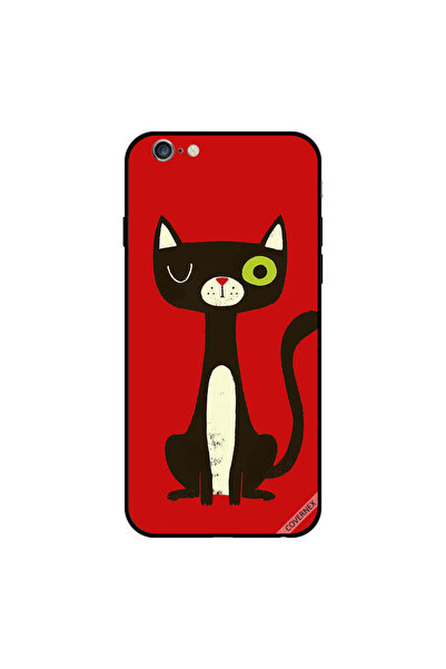 Covernex غطاء حماية لجهاز iPhone 6s Plus بتصميم Kitten Wink
