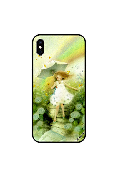 Covernex غطاء حماية لهاتف iPhone XS MAX بتصميم فتاة المظلة