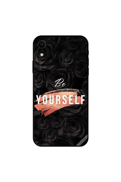 Covernex غطاء حماية iPhone XR - كن نفسك - ورود سوداء