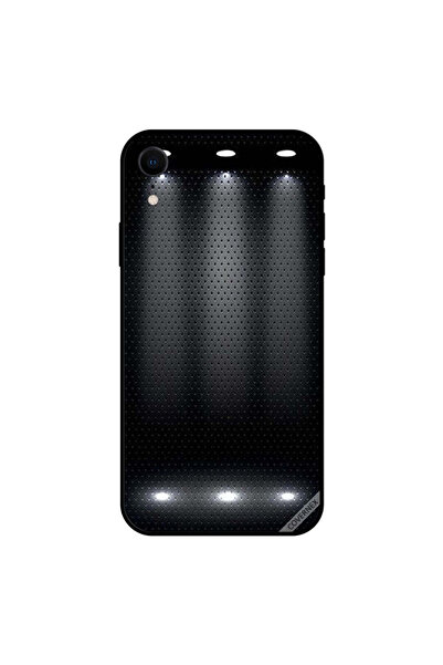 Covernex غطاء حافظة iPhone XR بإضاءة مضاءة بنمط منقط باللون الأسود