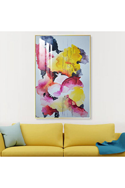 SND لوحة جدارية خشبية فاخرة مع برواز فضي و طبقة من الاكرليك الشفاف