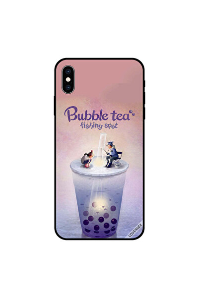 Covernex غطاء حماية iPhone XS - شاي الفقاعات - نقطة صيد السمك