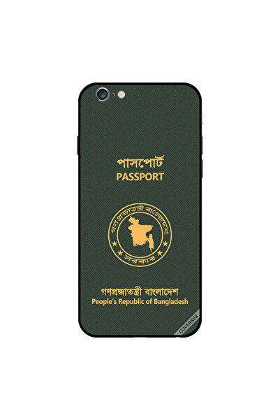 Covernex غطاء حماية لجهاز iPhone 6s Plus بطبعة جواز سفر بنغلاديش