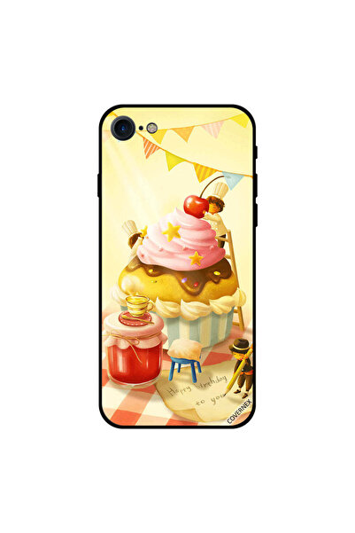 Covernex غطاء حماية لجهاز iPhone 8 بتصميم كعكة عيد ميلاد