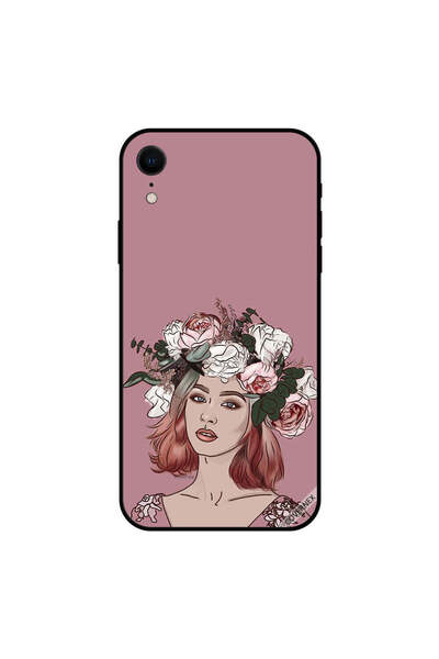 Covernex غطاء حماية لهاتف iPhone XR بطبعة فتاة محبة للزهور