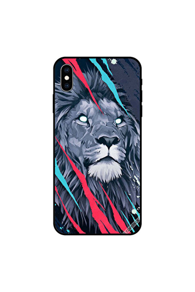 Covernex غطاء حماية لهاتف iPhone XS برسومات الأسد الملك