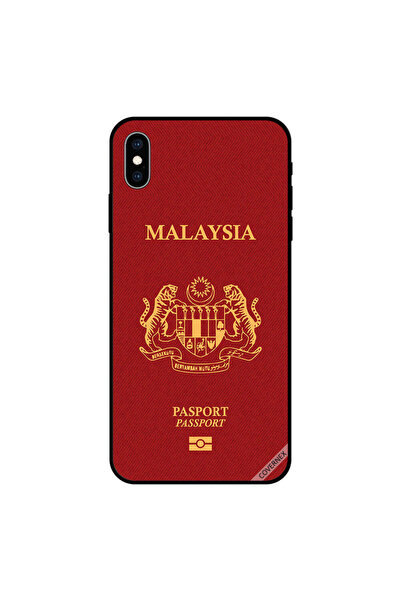 Covernex غطاء حماية لجهاز iPhone XS MAX بطبعة جواز سفر ماليزيا