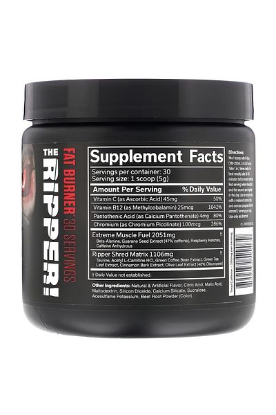 JNX Sports The Ripper, Fat Burner, 150g, Watermelon Candy, 30 Servings