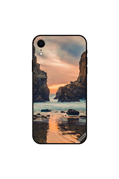 Covernex غطاء حماية لجهاز iPhone XR - منظر صباحي للبحر في التلال