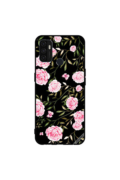 Covernex غطاء حماية لهاتف Oppo A11s/A53 5G ورود وردية في باقات من الأوراق الص...