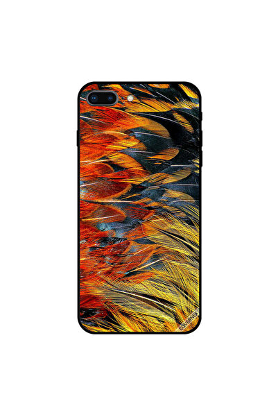 Covernex غطاء حماية لجهاز iPhone 8 Plus بتصميم ريشة روك