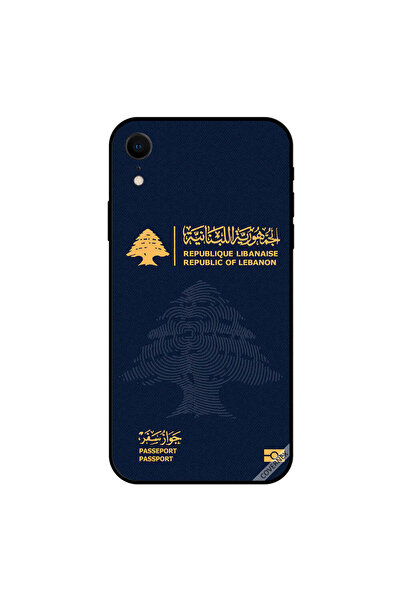 Covernex غطاء حماية لجهاز iPhone XR بطبعة جواز سفر لبناني