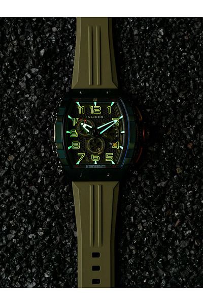 Nubeo Mens Watch Nubeo NB-6088-05, Quartz, 49mm, 5ATM