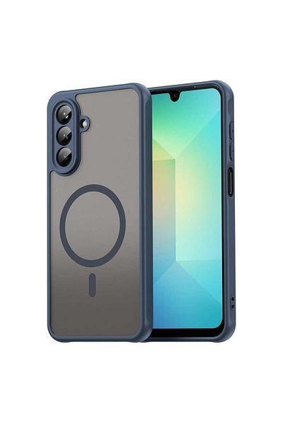 SKYDDAR INNOVATION Husă pentru Samsung Galaxy A26 5G, HaloFrost MagSafe II, antișoc, set autocolante, albastru marin