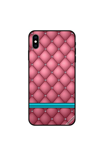 Covernex غطاء حماية لجهاز iPhone XS MAX بتصميم كلاسيكي باللونين الأخضر والوردي